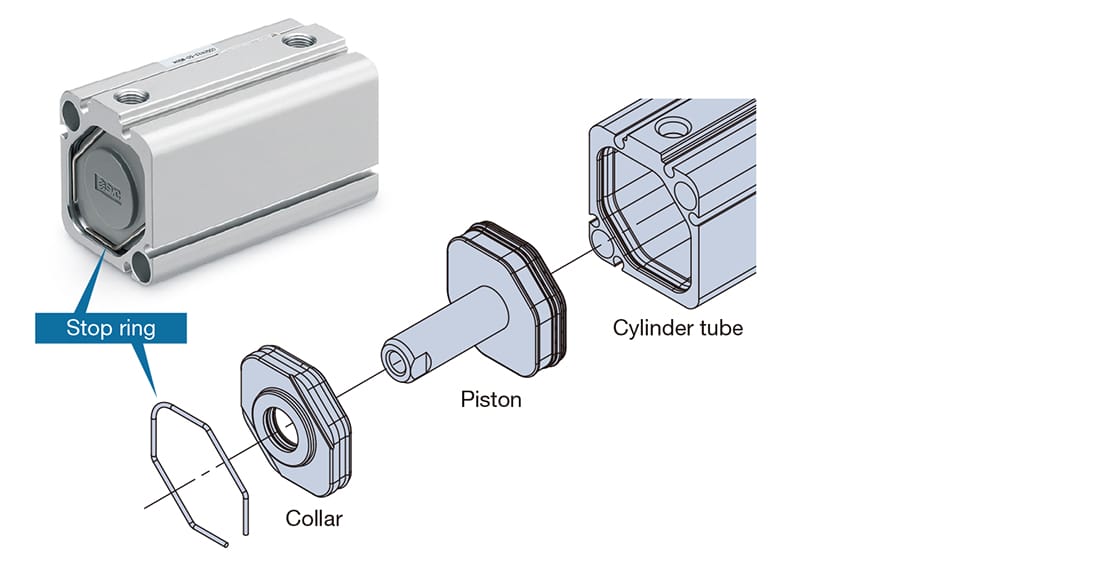 Xi lanh khí CDQEB32-50 SMC 3 Xi lanh khi CDQMB32 50 de thao lap
